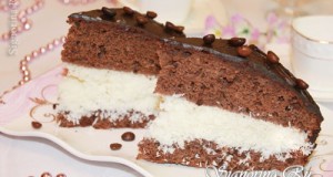 Торт «Баунти» с шоколадом и кокосовой стружкой: рецепт с фото