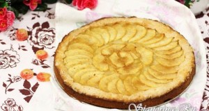 Творожный пирог с яблоками: рецепт с фото