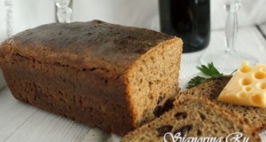 Ржаной хлеб на закваске с солодом и сухофруктами (без дрожжей)